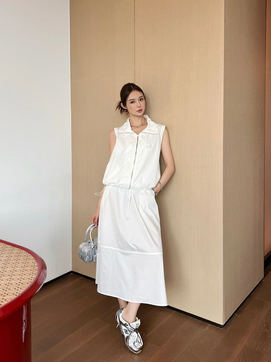 25ss vest skirt set