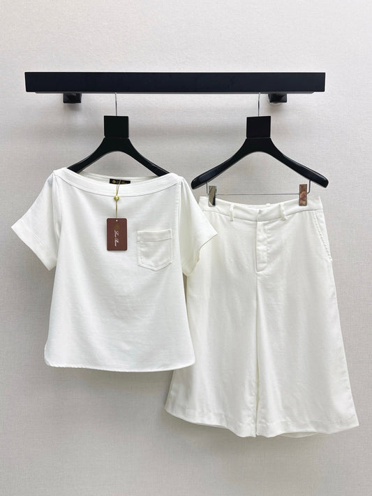 25ss tee short set
