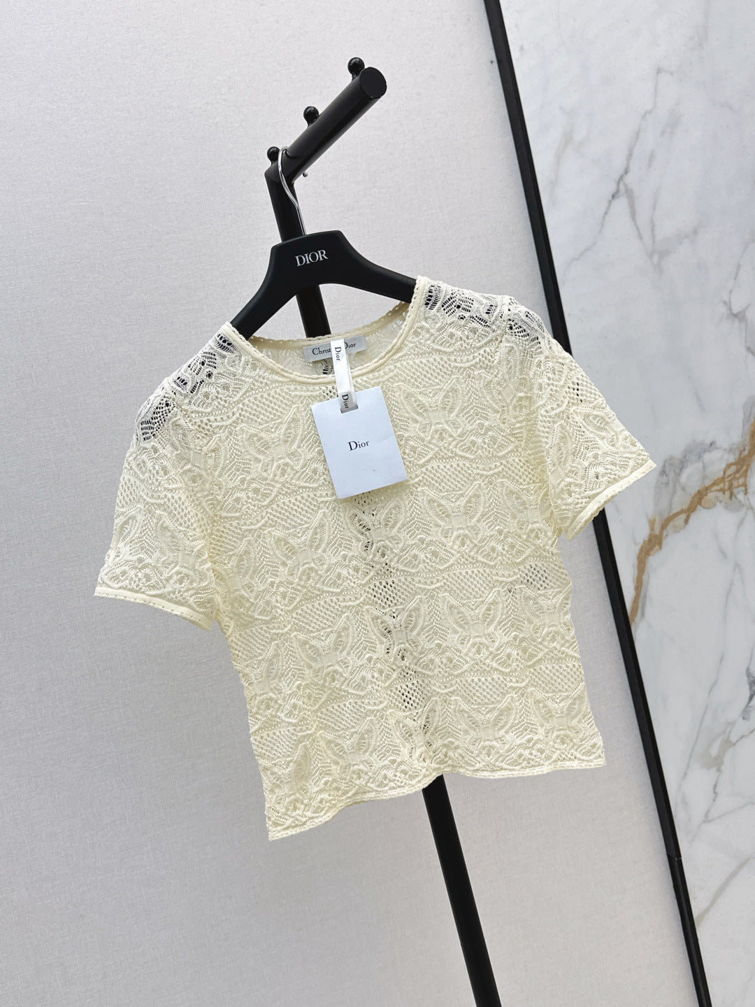 25ss knit hollow shirt
