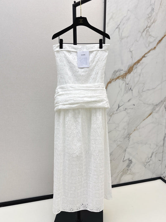 25ss embroidered dress