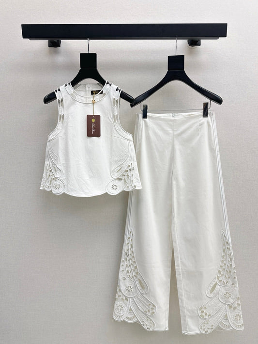 25ss embroidered hollow suit
