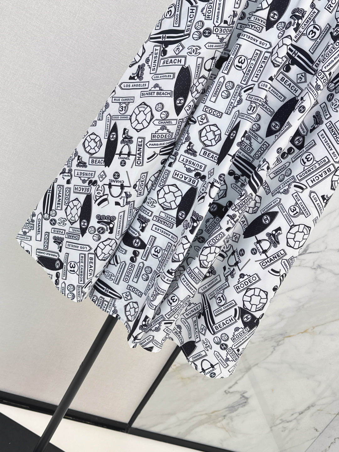 25ss print skirt