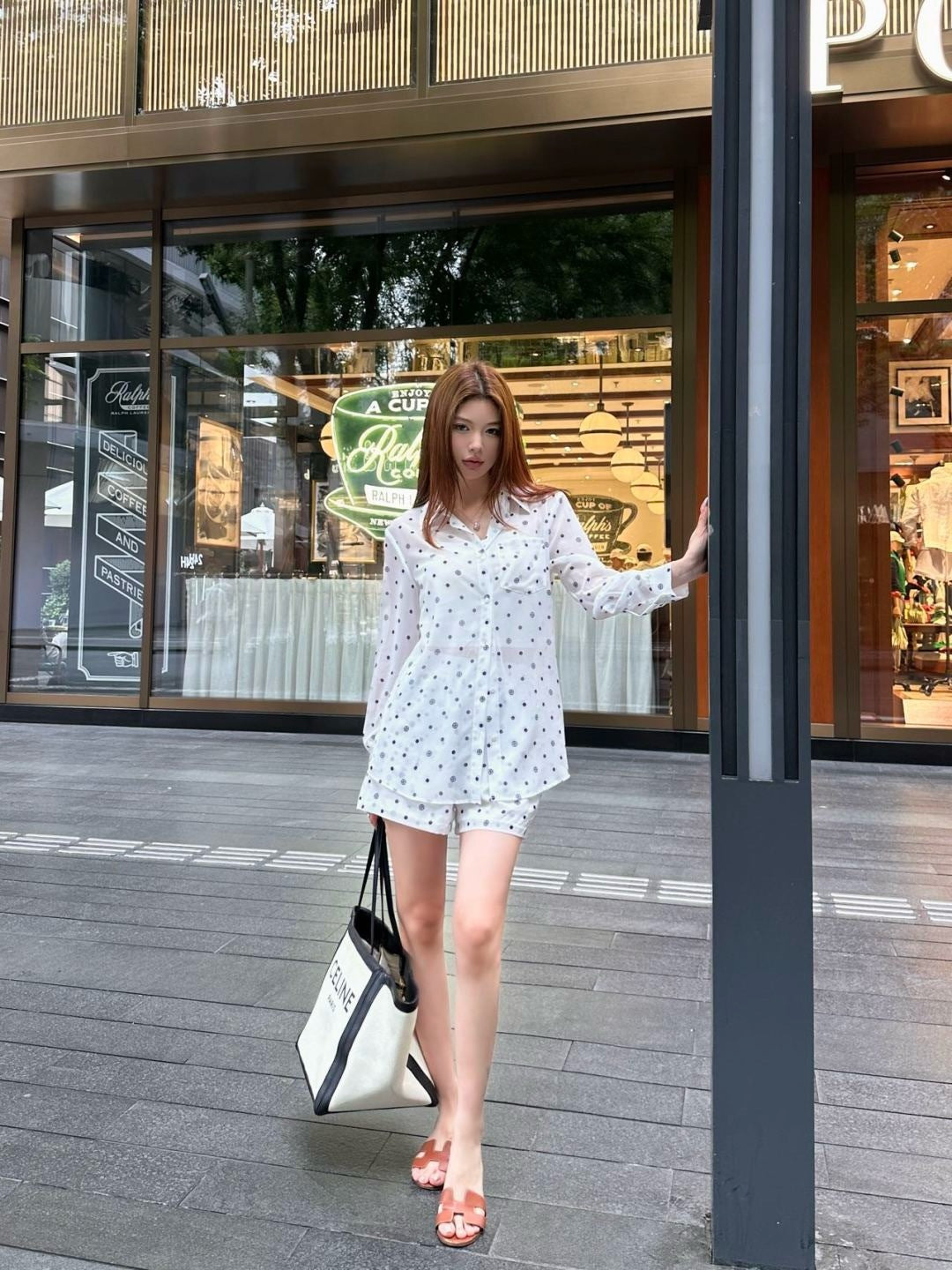 25ss print shirt suit