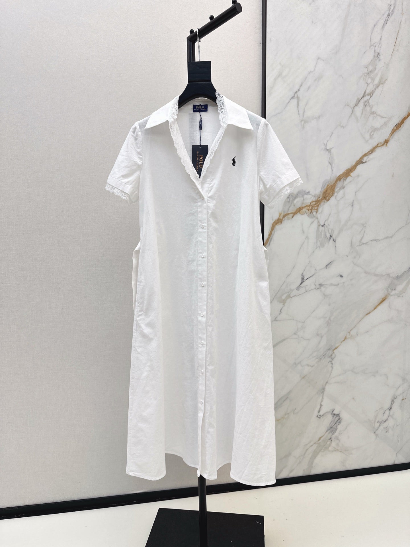 25ss lace shirt dress