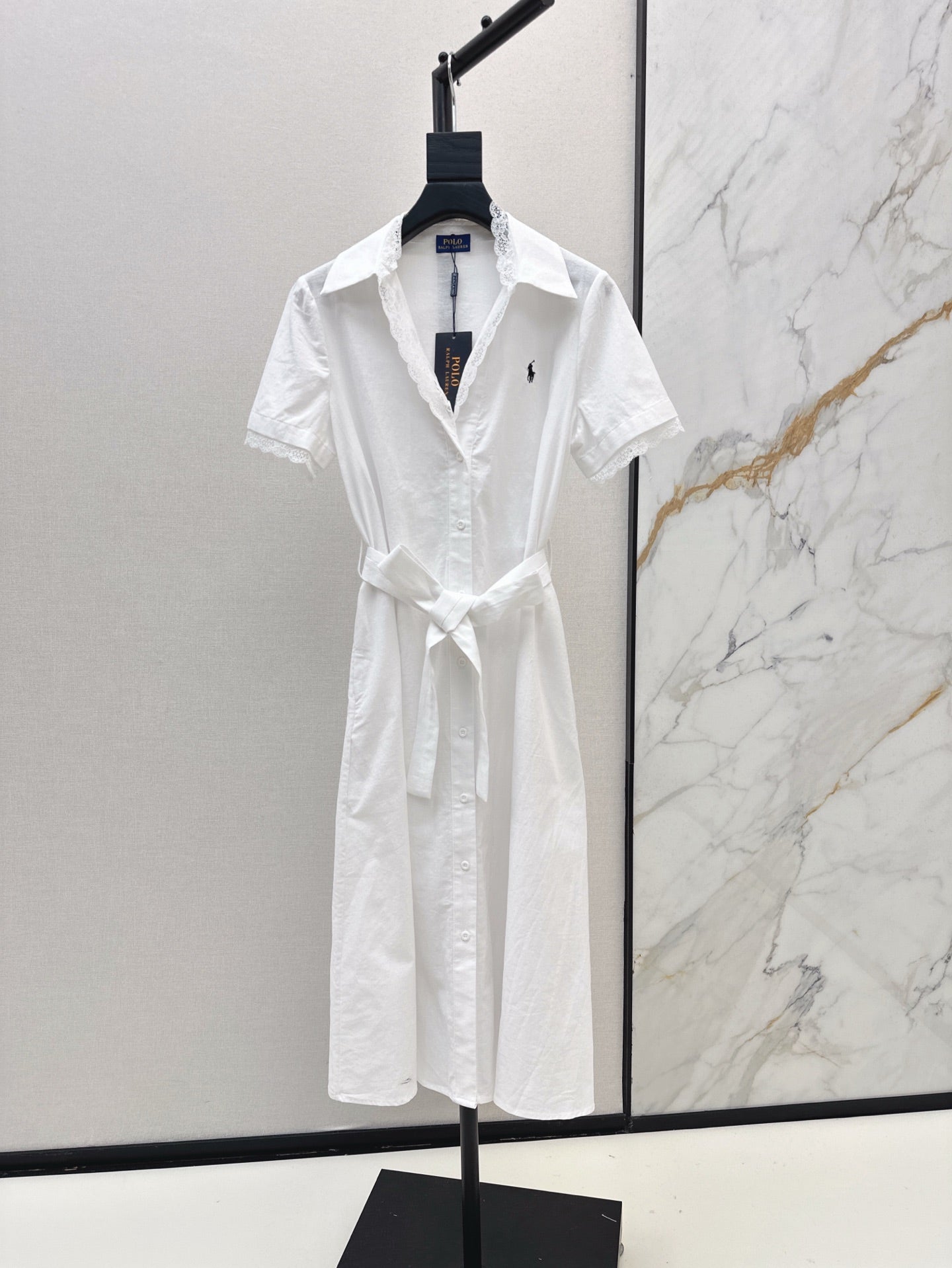 25ss lace shirt dress