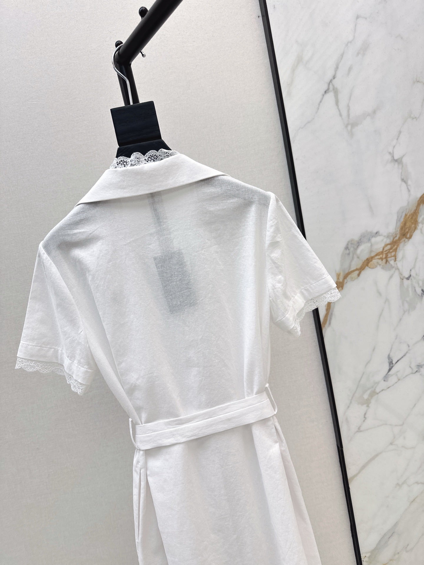 25ss lace shirt dress