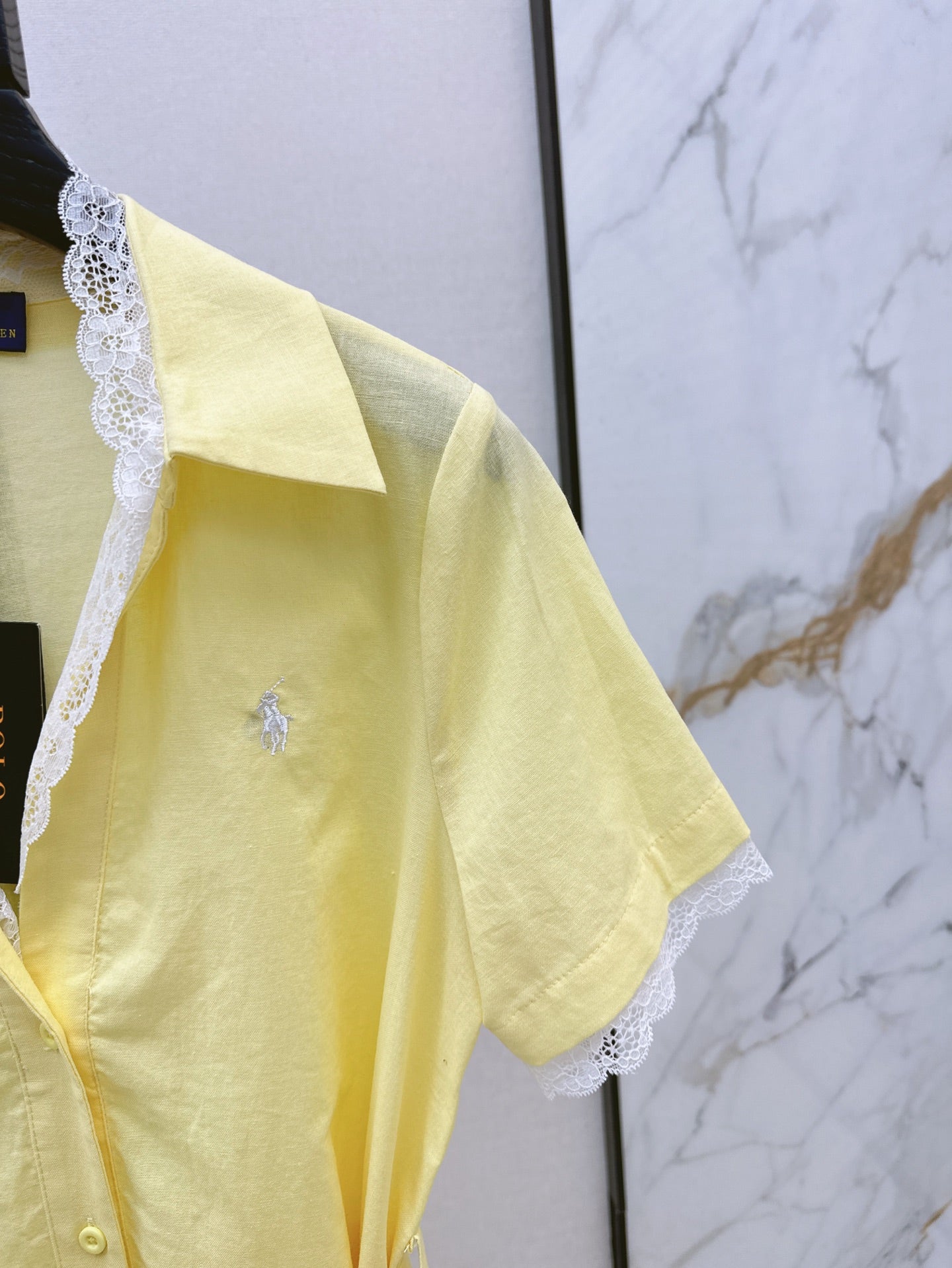25ss lace shirt dress