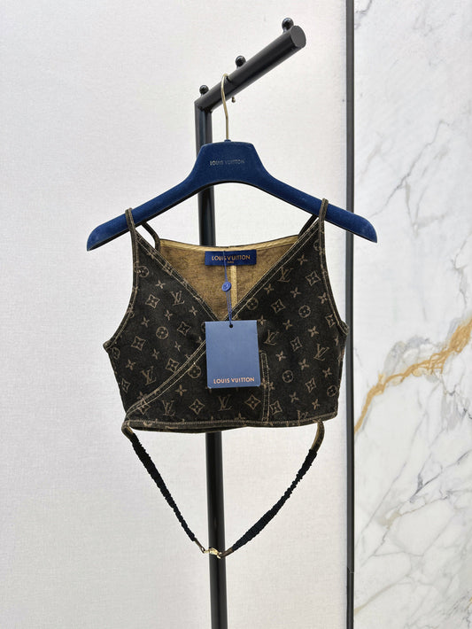 25ss denim camisole