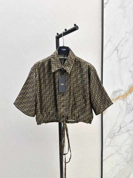 25ss silk crop shirt