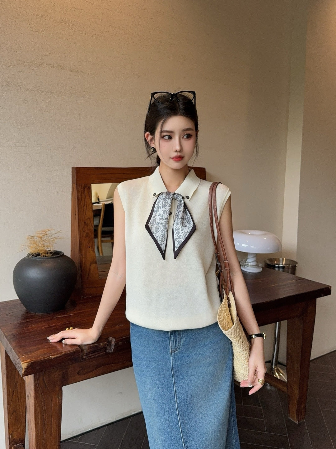 25SS knit vest