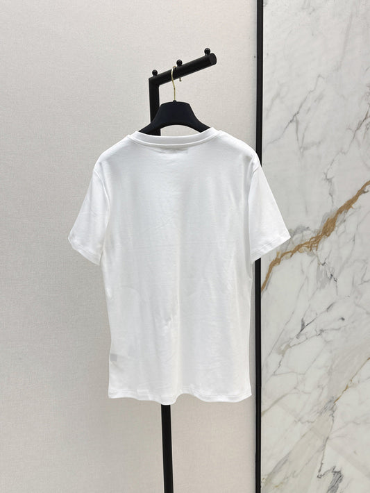 25ss embroidered t-shirt