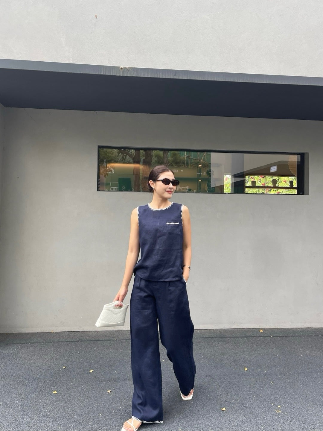 25ss linen suit