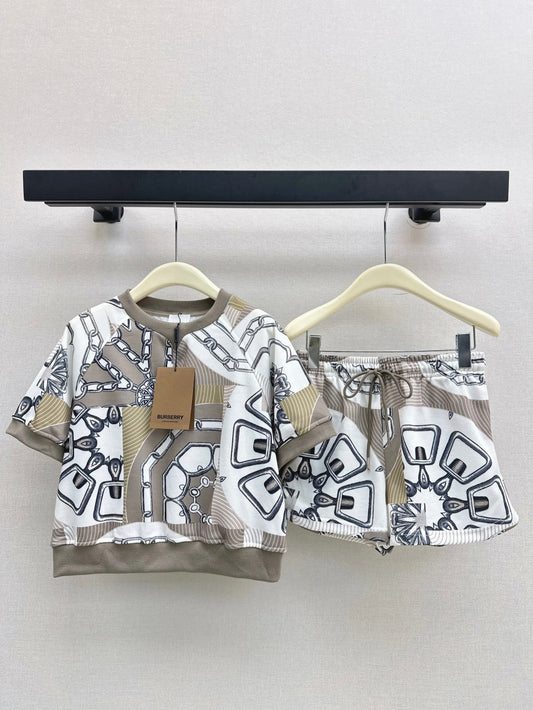 25ss tee shhort set