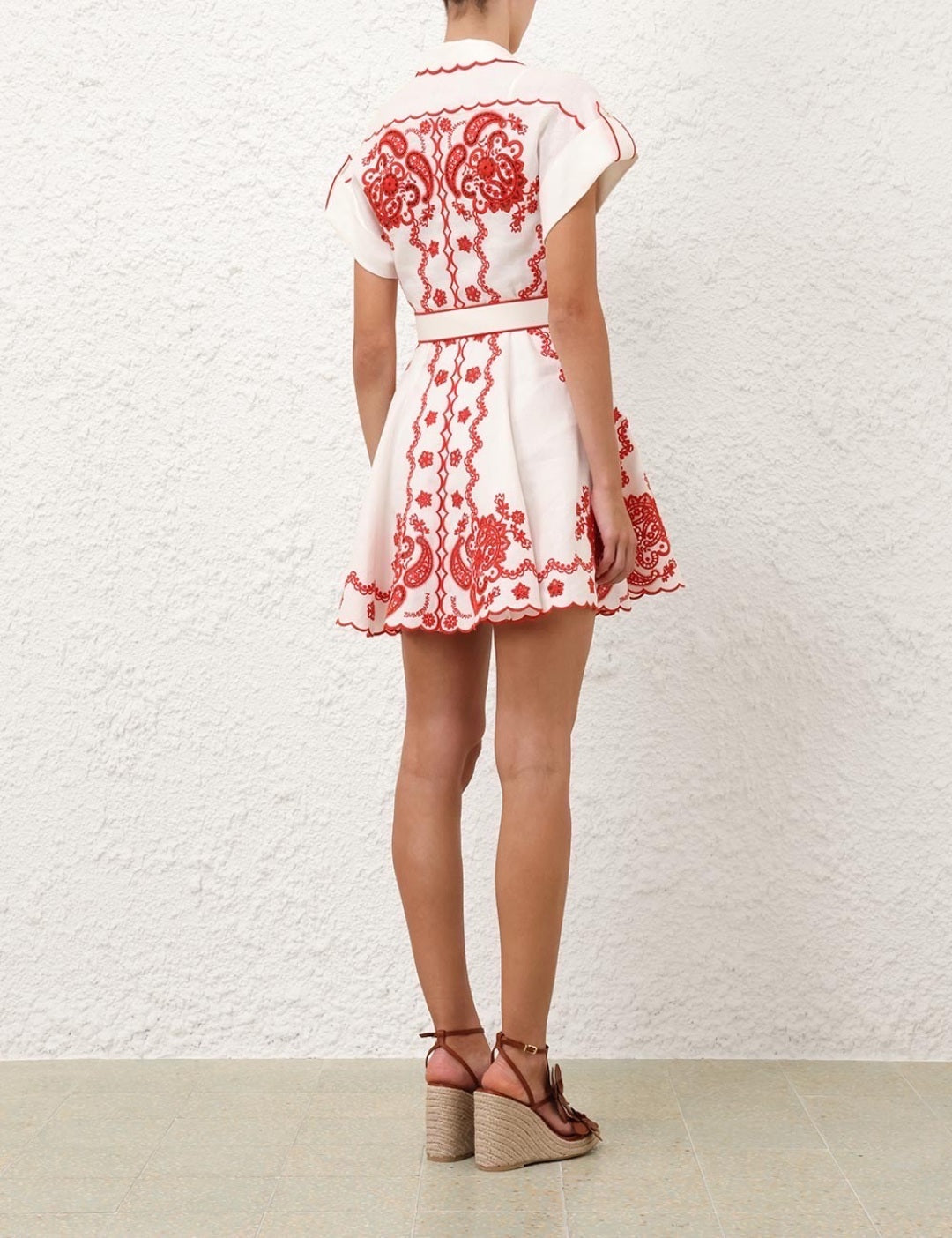 25ss embroidered dress