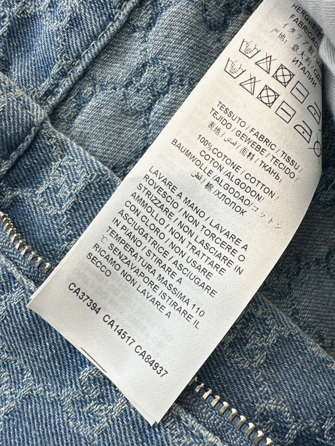 25ss jacquard denim short