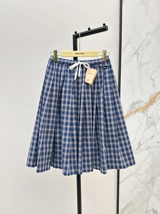 25ss plaid skirt