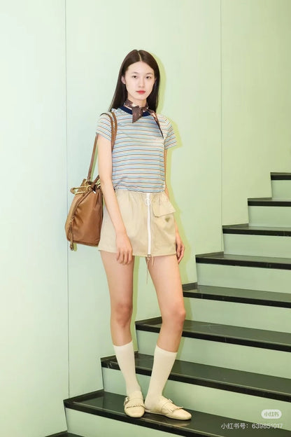 25ss zipper skirt
