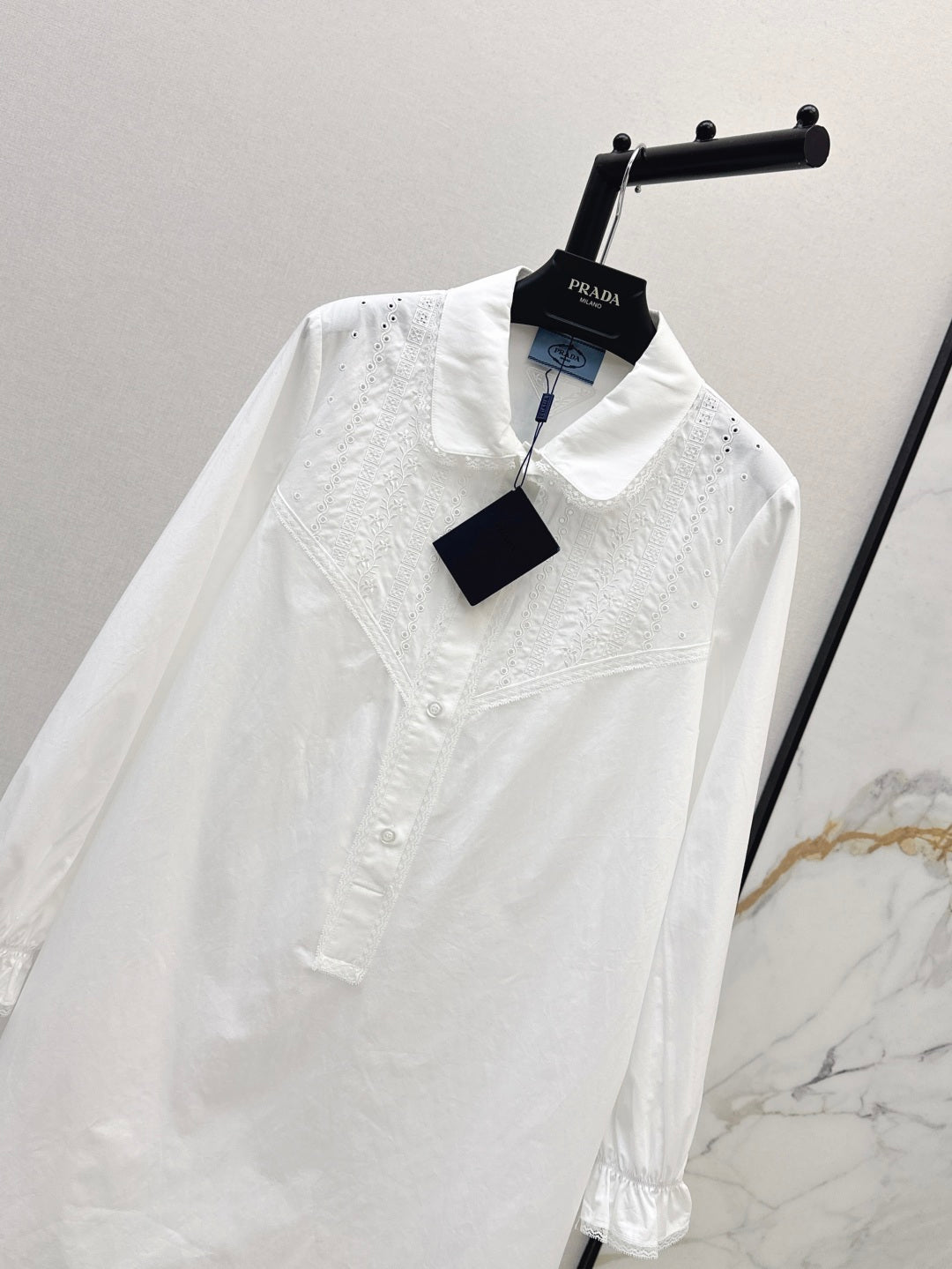 25ss lace shirt dress