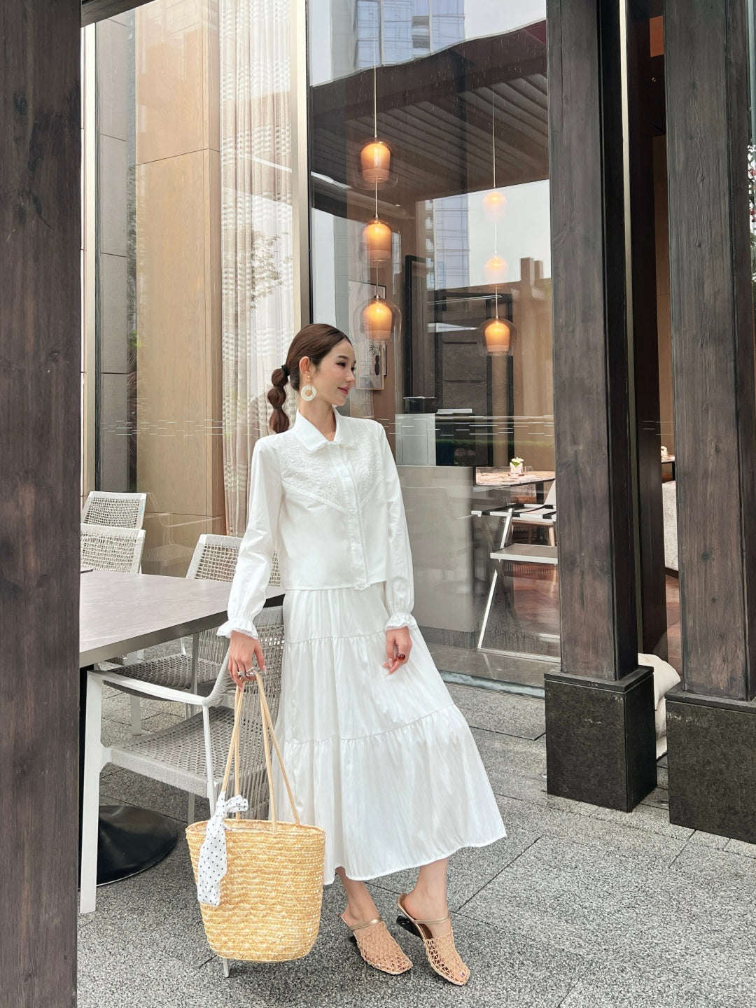 25ss lace shirt