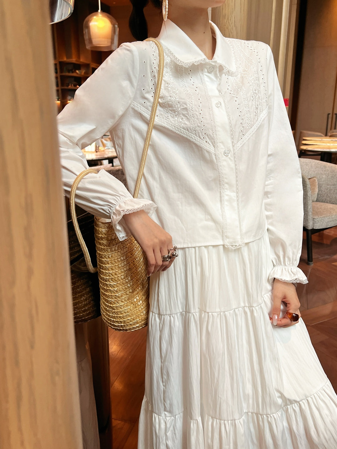 25ss lace shirt