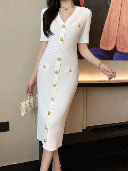 25ss buttons dress