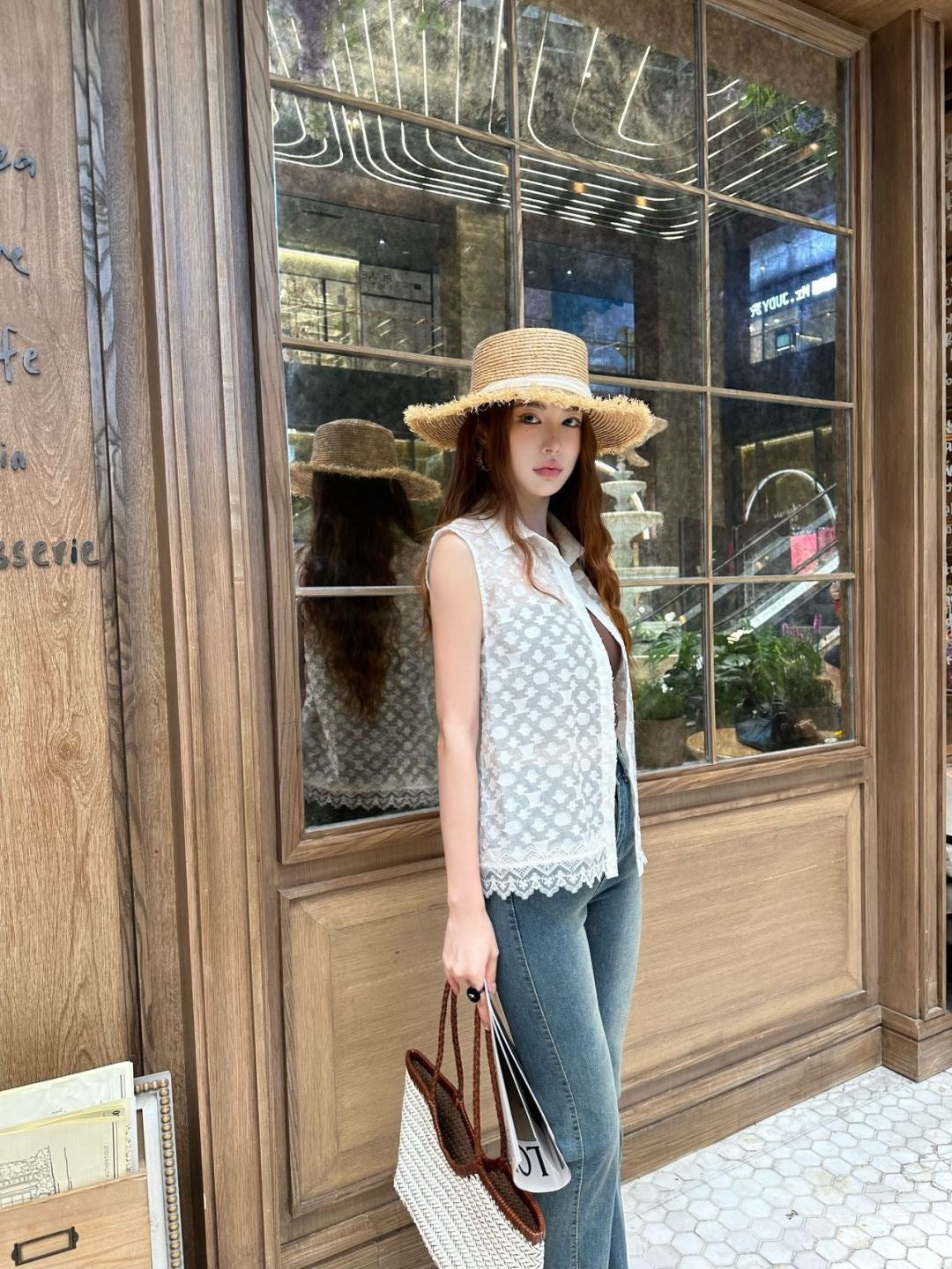 25ss lace vest