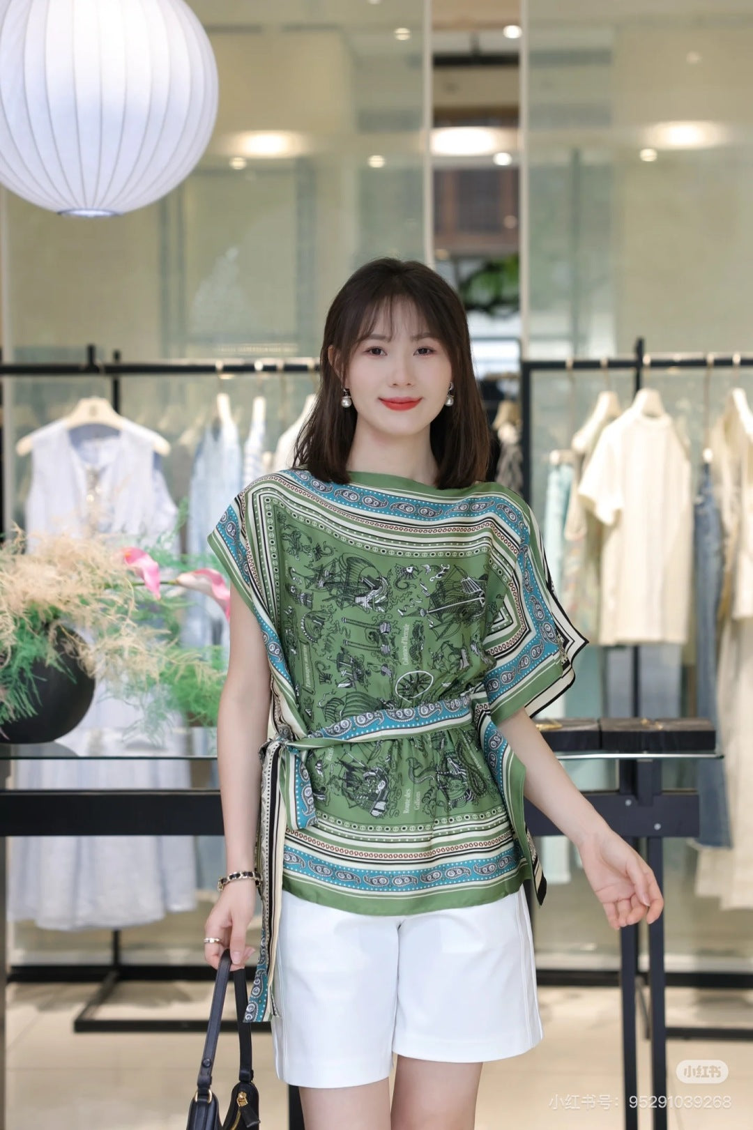 25ss silk cape top