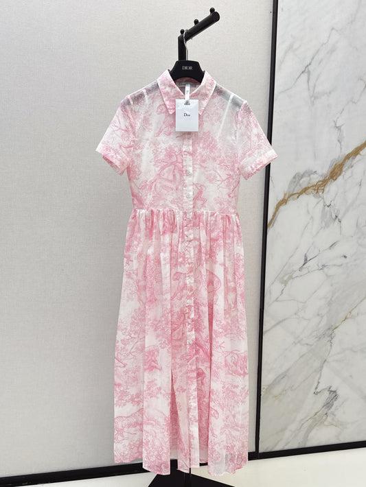 25SS print dress