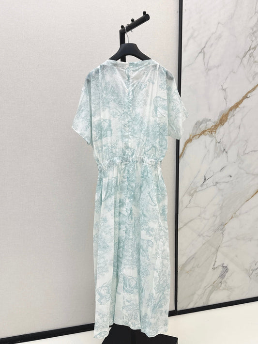 25SS print dress