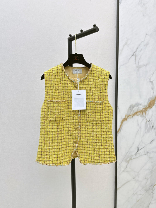 25ss woven vest