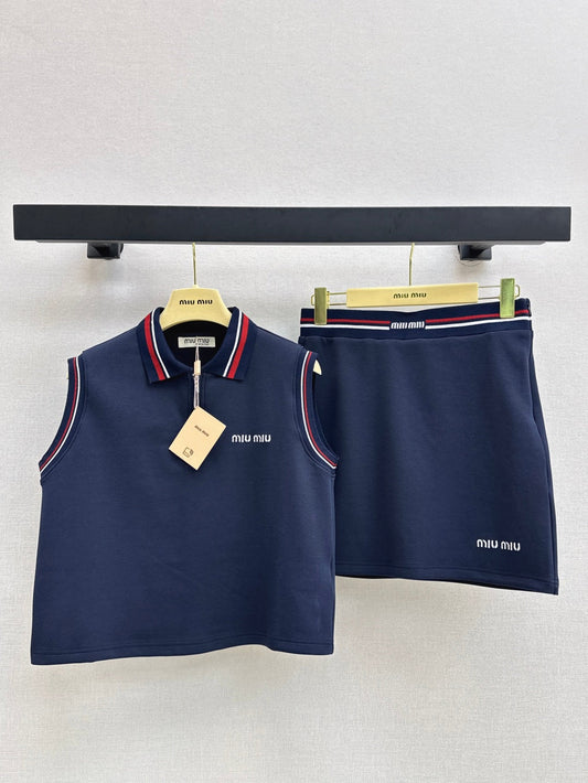 25ss vest skirt set