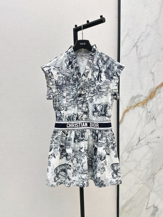 25SS print dress