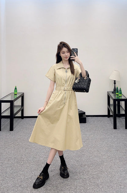 2025 new product Lapel dress