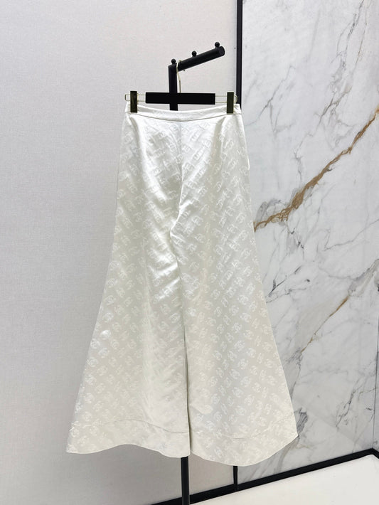 25fw silk bell bottom