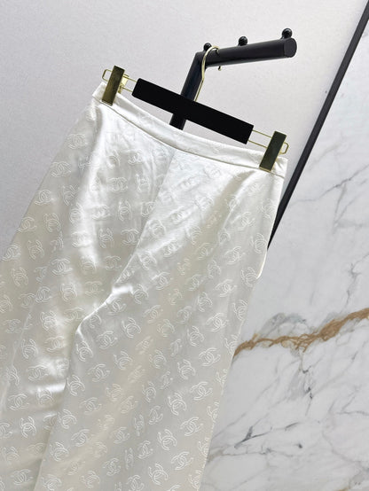 25fw silk bell bottom