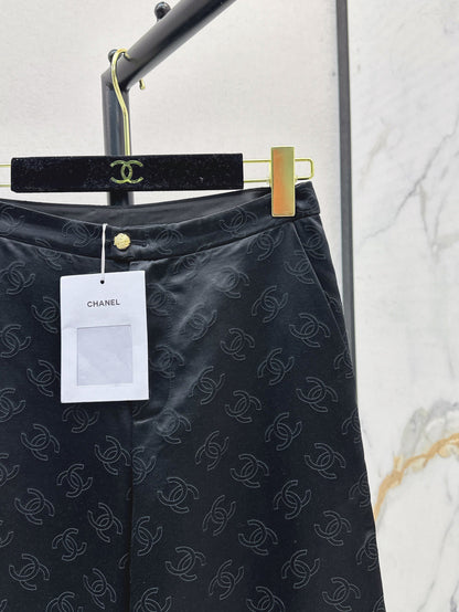 25fw silk bell bottom