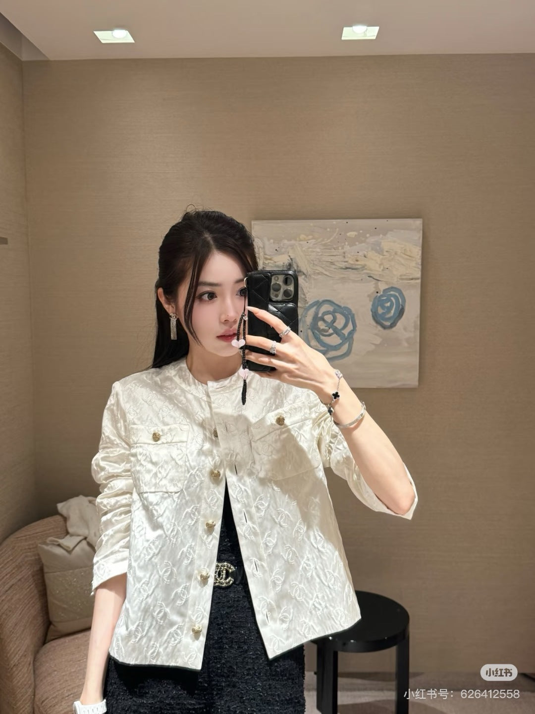 25fw silk jacket