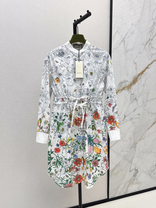 25ss printed dress