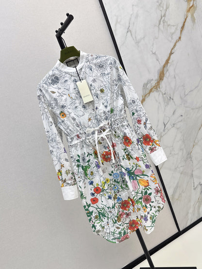 25ss printed dress