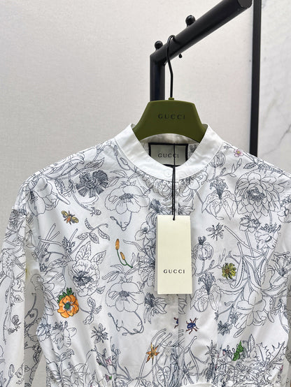 25ss printed dress