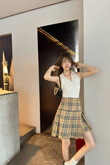25ss printed skirt