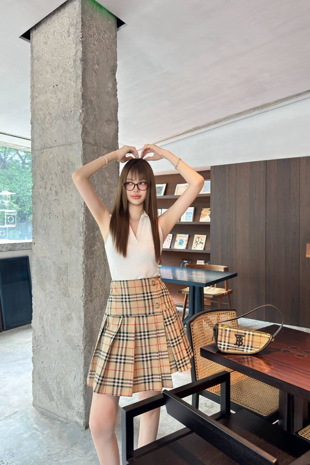 25ss printed skirt