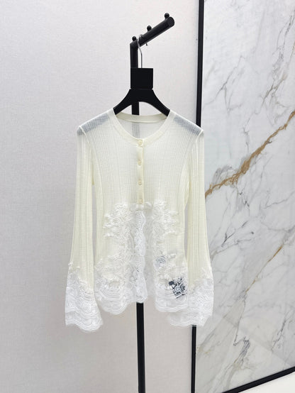 25fw lace cardigan