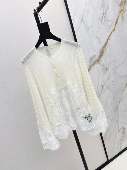 25fw lace cardigan
