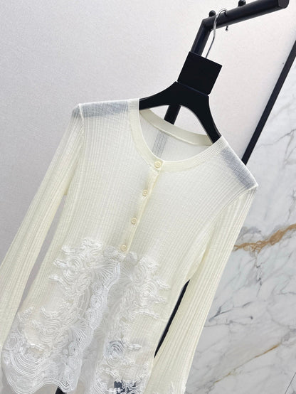 25fw lace cardigan