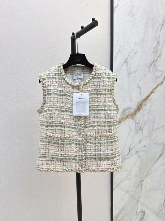 25fw woven vest