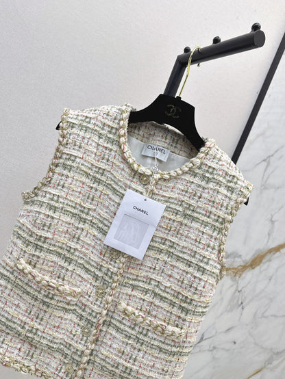 25fw woven vest