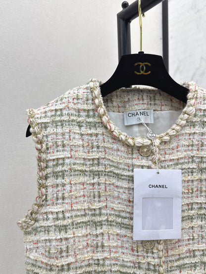 25fw woven vest