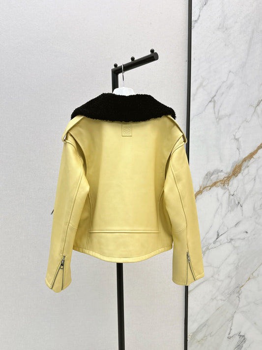 25fw leather jacket