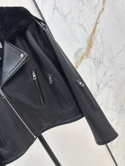 25fw leather jacket